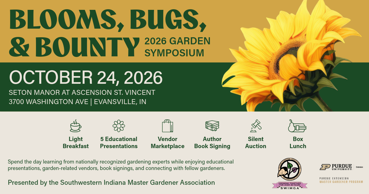 Garden Symposium (No ticket will be mailed - you will be put on list at registration)