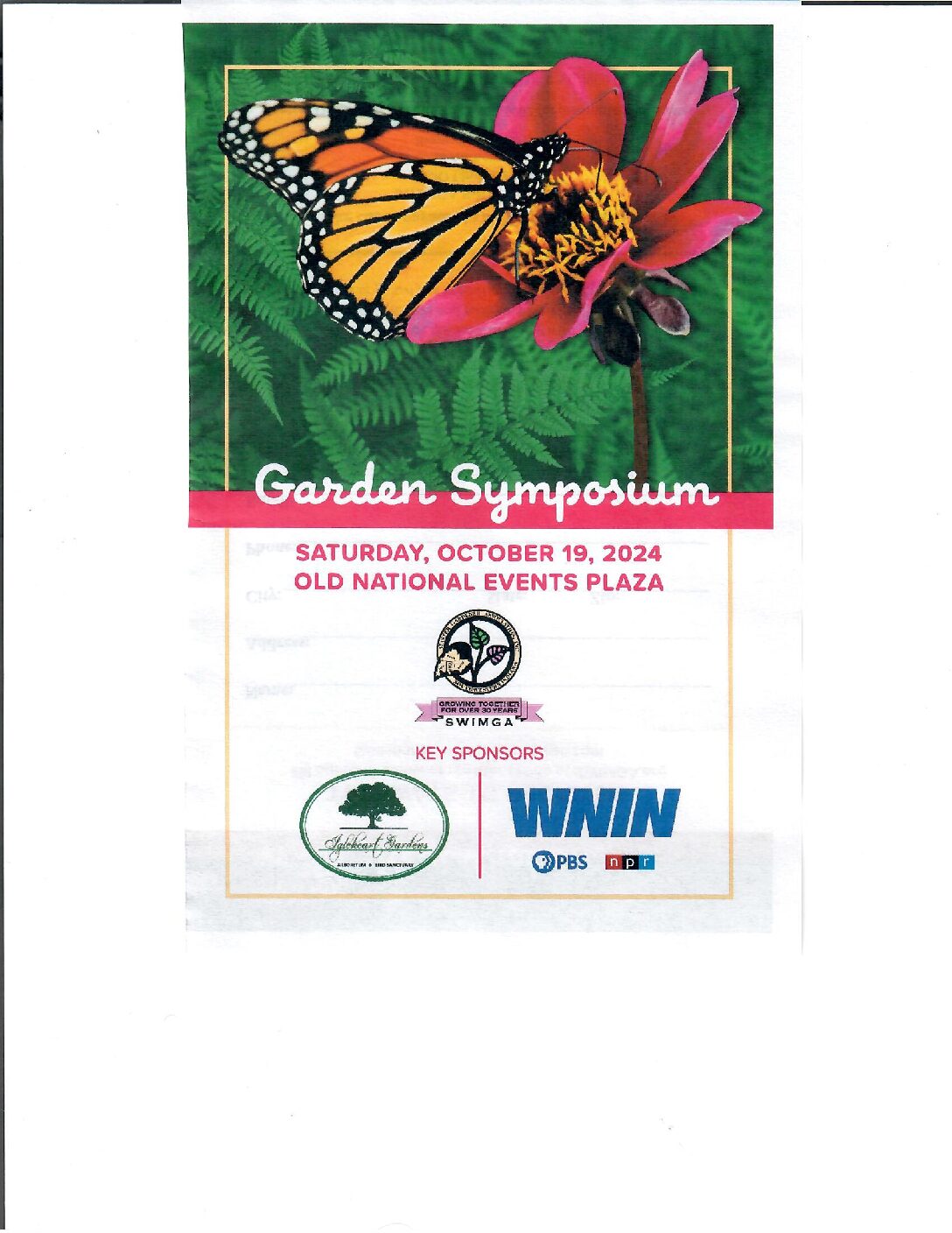 Garden Symposium Ticket